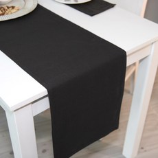 골드블랙테이블러너