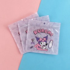 10pcs 헬로 키티 쿠로미 시나모롤 마이멜로디 포차코 미니 지퍼백 사탕 초콜릿 과자 포장 사은품, 10pcs_., 13.5cm 10개