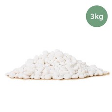 마이플랜트 백자갈 0호(3-5mm) 3kg 조경 여과재 테라리움재료 자갈소포장