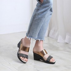 글리터통굽구두7cm