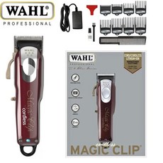 이발기 Wahl 8171 전문 무선 디테일러 매직 클립 이발사 및 스타일리스트용 헤어 5 성, 3.Wahl 8148 Red - 영국 플러그