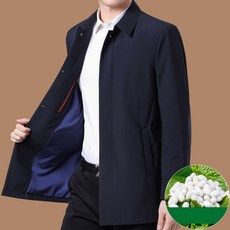 중년 남성 트렌치 코트 봄 가을 캐주얼 심플 코트 트렌드 칼라 남성복 상의 아빠룩 루즈핏 재킷 아우터 패션 맥코트 WMY