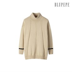[블루페페] 하이넥 니트탑 P201KSK813_BE