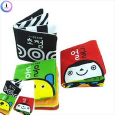 일하 아기 헝겊 초점책 아기초점책 흑백책 초첨책 신생아초점책