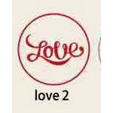 생일 메리 크리스마스 청첩장 씰링 레트로 나무 인감 스탬프 시리즈 장식 감사 사랑 소원, love 2, 1개