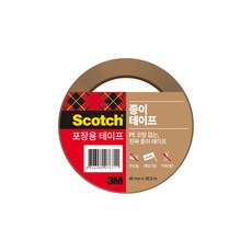쓰리엠 스카치 종이 포장용 박스테이프 48mm x 36.5m, 갈색, 3개