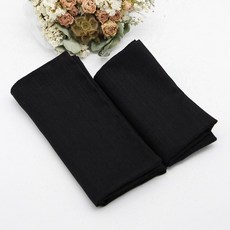 102269 남성용손수건 수공업 텐셀 린넨 편안한 소프트 두꺼운 더블층 양면 남성 손수건 땀수건 렌즈천 클래식한 야흑