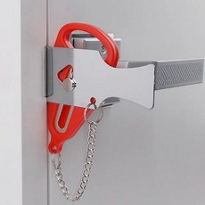 유즈크 안전잠금 휴대용도어락 더포터블 CB 현관출입문안전고 다용도 기타잠금장치