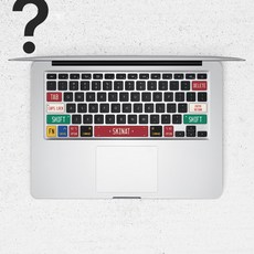 노트북 키보드 자판 자판 작은 스티커 노트북 키보드 필름 애플용, 자동차 번호판 _ 부분, 옵션2,