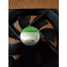  1 PC Sunon 팬 eec0252b1-0000-f99 DC 24v 5.0W 12025 12cm 3 핀 인버터 팬, CN 