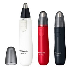 일본 파나소닉 GN11 콧털제거기 파나소닉코털정리기 콧털정리기 코털정리기 코털깍기 코털깎이, 레드