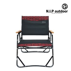N.I.P 아티젠 로우 플랫체어, 1개, 레드