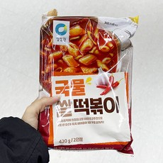 청정원 국물떡볶이 420g x 2개, 종이박스포장