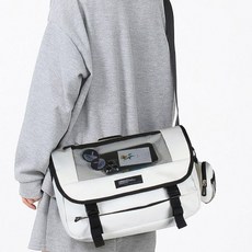 모구모구스토어 남성 여성 메쉬 포켓 캐주얼 메신저 크로스백 남자 가방 여자 메신저백 슬링백 학원 커플