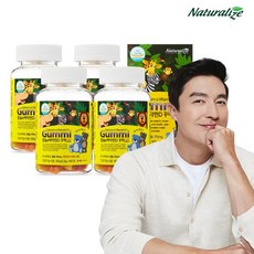 네추럴라이즈 키즈 비타민D 칼슘 꾸미 4박스 총4개월분/ 캐나다, 80정, 4개