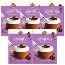 백설 초코케익 믹스, 350g, 5개