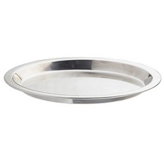 Tablecraft 테이블크래프트 라운드 파이 팬 서버 스테인리스 스틸 23.2 x 2.5cm9.25 9.25 1인치 0.5mm 두께 596000