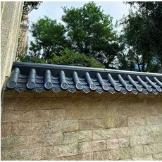 함석기와 금속 강판 타일 처마 지붕재 단열