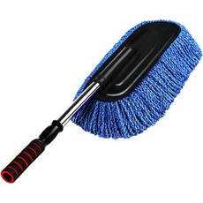 LIFKOME Mops 더스터 자동차 청소용품 브러시 다기능, Blue, Medium, 1개