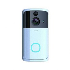 [해외] M7 스마트 비디오 무선 와이파이 초인종 IR 비주얼 카메라 와이파이 양방향 인터폰 APP 원격 알람 도어 벨 홈 보안 시스템, Sliver