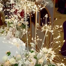웨딩홀 조명 예식장 조명 소품 웨딩 축포 램프 파티 무대 도로 드래곤볼 랜턴, 1개, 03. 불꽃놀이 6라이트(웜) 배터리