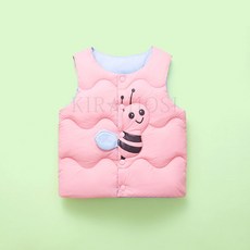 kirahosi 어린이 민소매 조끼 가디건 가을 조끼 주니어 겨울 조끼 Z 82 +덧신 증정 BVo1990l