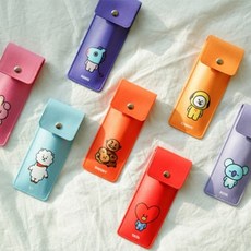 라인프렌즈 LINEFRIENDS BT21 북밴드 필통 Pencilcase, SHOOKY