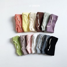 디그린 기획팔레트 레깅스 유아 아동 골지 쫄바지 끈