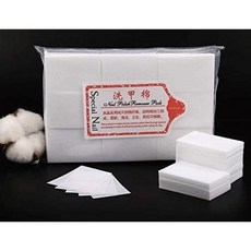 800PCS 프로페셔널 네일 닦기 화장솜 젤 네일 폴란드 리무버 세트 네일 폴란드 리무버 코튼 패드 일회용 네일 닦아내기 :, 1