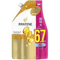 일본직발송 6. 【대용량】 판테인 컨디셔너 엑스트라 데미지 케어 트리트먼트 컨디셔너 리필 초특대 2 000, 【구】 엑스트라 데미지 케어, 2개