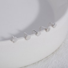 925은코피어싱 minimal simple nose piercing(10 type)