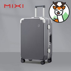 해피직구 Mixi 휴대용 수하물 롤링 여행 가방 알루미늄 프레임 PC 하드사이드 스피너 휠 TSA 잠금 장치 20 인치 24 인치 2023 신제품
