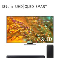 삼성 QLED TV KQ75QD80AFXKR 189cm 75 + Q600C