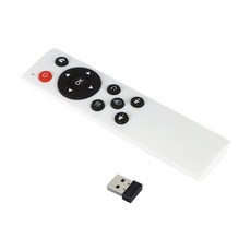 범용 2.4G 무선 에어 마우스 키보드 리모컨 USB 리시버 포함 안드로이드 TV 박스 스마트 PC 윈도우 릴럭, WHITE, 1개, 02 WHITE