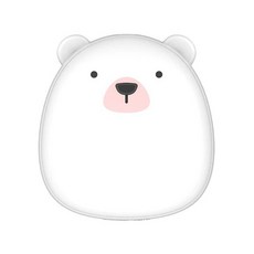  전자핫팩 미니손난로 휴대용손난로손따뜻하게 겨울 휴대용 USB 충전식 펭귄/북극곰 보조베터리 귀여운 드롭, 02 bear 
