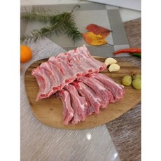 바른 고기 정육점 생 돈 등갈비 숯불 구이 삼겹살 한돈 한우 등심 안심 갈비살 수육 찌개, 등갈비 600g 칼집만, 1개