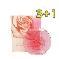 K마켓 3+1증정 우아하고 기분좋은향 해피바스 플로럴 샤워코롱 핑크150ml, 1세트, 150ml