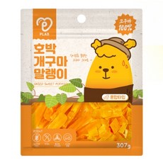 피랩 호박개구마 말랭이 혼합 고구마 강아지 간식, 307g, 5개