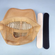 부착식 모자 땀흡수 패드 1P, 블랙, 1