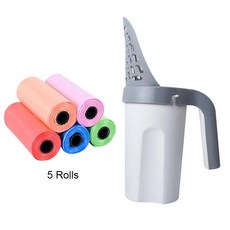 Cat Litter Shovel Toilet Garbage Bag Set Tray Scoop 1 with 5 Cleaning Supplies