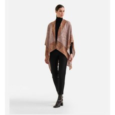 PRIMA CLASSE Stretch knit shawl with Prima Classe logo Powder Pink 24IK1P07416930376