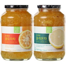 원 꿀유자차 꿀레몬차, 1kg, 1개, 1개