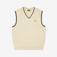 [FILA] 헤리티지 케이블 니트_FE2VTE6101X_CRM