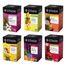 스태쉬티 어소트먼트 티 6종 세트, Fruity Herbal Tea