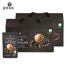 [몸애쏙쏙] 유기농 의성 흑마늘진액 30포 2박스, 2개, 2.1L