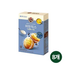 백설 머핀믹스 500g, 8개