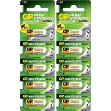 GP 23AE 12V Batteries (Pack of 10), One Color_One Size