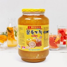 고흥 웰빙 꿀유자차 2kg+2kg 병유자차 대용량 유자청 액상차, 2개, 2kg, 1개입