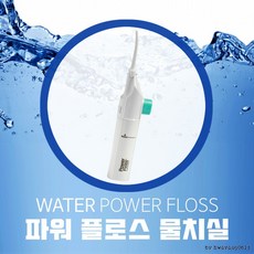 파워플로스 물치실 워터 물칫솔/이중 포장, 1개, 상세페이지 참조