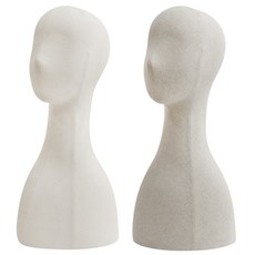 두상 마네킹 얼굴 모형 모자 디자인두상3 (50cm), (패턴_옥스포드)